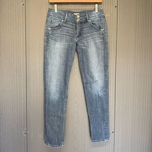 Hudson Jeans Collin Cuff Skinny Ankle Light Blue Skinny Denim Size 27